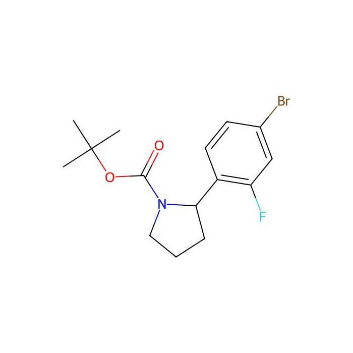 1-Boc-2-(4-bromo-2-fluoro-phenyl)-pyrrolidine - ≥98% CAS No(1260877-27-7) by Aladdin Scientific