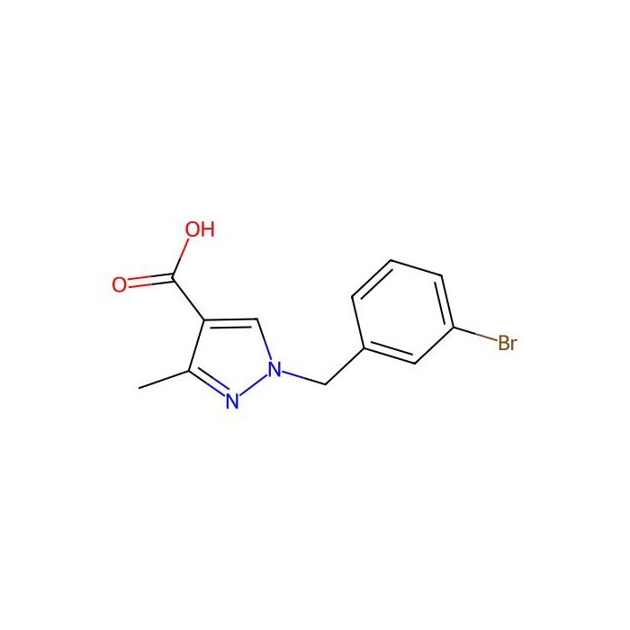 1-[(3-bromophenyl)methyl]-3-methyl-1H-pyrazole-4-carboxylic acid - ≥95% CAS No(1375471-47-8) by Aladdin Scientific