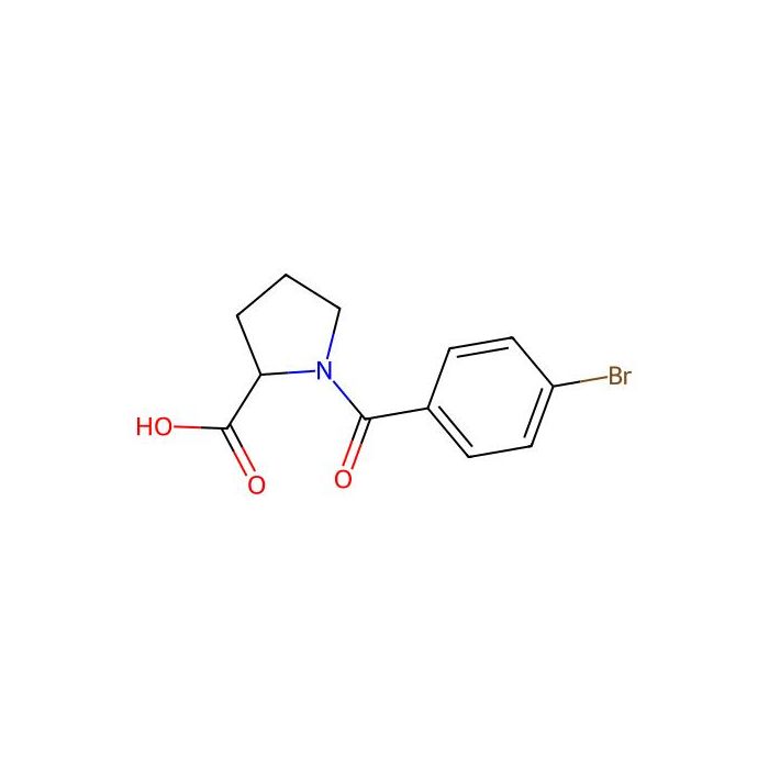 1-(4-Bromobenzoyl)pyrrolidine-2-carboxylic acid - ≥98% CAS No(145764-04-1) by Aladdin Scientific
