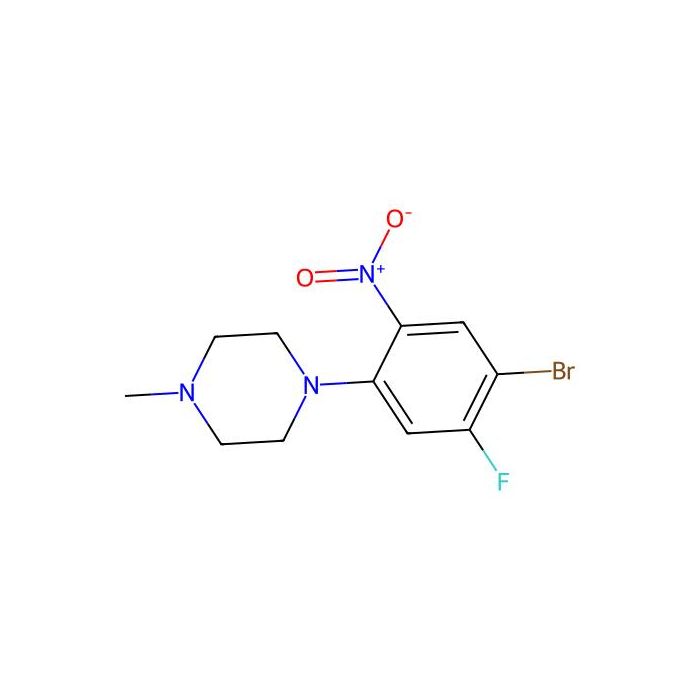 1-(4-Bromo-5-fluoro-2-nitrophenyl)-4-methylpiperazine -  CAS No(866135-67-3) by Aladdin Scientific
