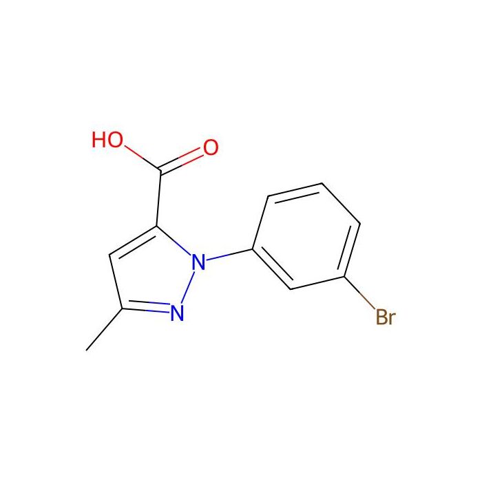 1-(3-Bromophenyl)-3-methyl-1H-pyrazole-5-carboxylic acid - ≥97% CAS No(1448684-52-3) by Aladdin Scientific