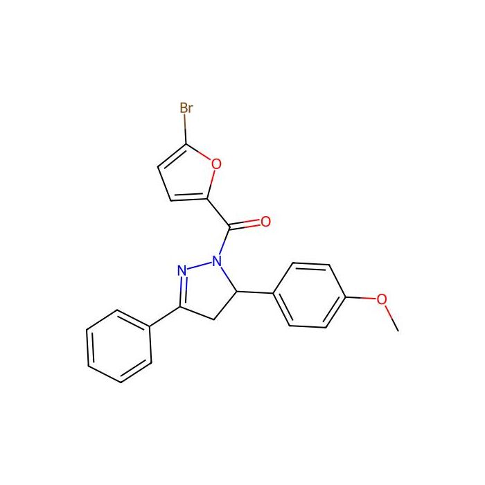 (5-bromofuran-2-yl)(5-(4-methoxyphenyl)-3-phenyl-4,5-dihydro-1H-pyrazol-1-yl)methanone -  CAS No(313967-97-4) by Aladdin Scientific