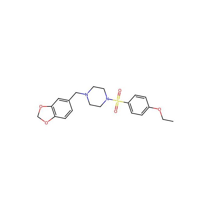 1-Benzo[1,3]dioxol-5-ylmethyl-4-(4-ethoxy-benzenesulfonyl)-piperazine -  CAS No(641601-84-5) by Aladdin Scientific