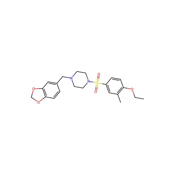 1-(1,3-Benzodioxol-5-ylmethyl)-4-[(4-ethoxy-3-methylphenyl)sulfonyl]piperazine -  CAS No(838884-93-8) by Aladdin Scientific