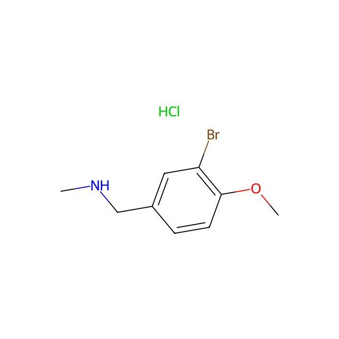 1-(3-Bromo-4-methoxyphenyl)-N-methylmethanamine hydrochloride - ≥95% CAS No(855272-08-1) by Aladdin Scientific