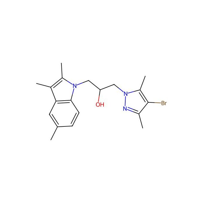 1-(4-bromo-3,5-dimethyl-1H-pyrazol-1-yl)-3-(2,3,5-trimethyl-1H-indol-1-yl)-2-propanol -  CAS No(957313-01-8) by Aladdin Scientific