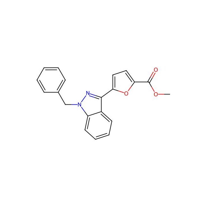 1-Benzyl-3-(5-methoxycarbonyl-2-furyl)indazole - ≥98% CAS No(170632-13-0) by Aladdin Scientific