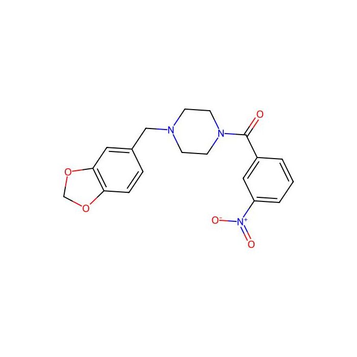 1-(1,3-Benzodioxol-5-ylmethyl)-4-(3-nitrobenzoyl)piperazine -  CAS No(346726-88-3) by Aladdin Scientific