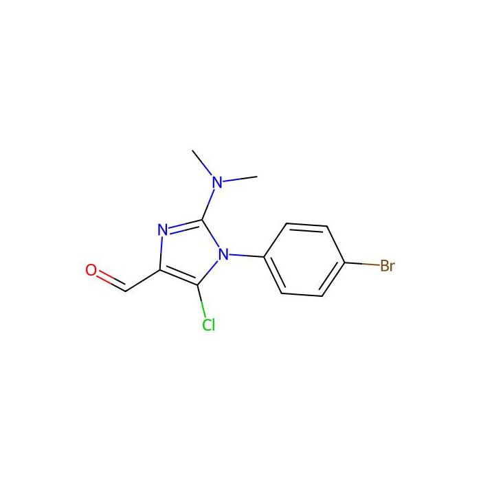 1-(4-bromophenyl)-5-chloro-2-(dimethylamino)-1H-imidazole-4-carbaldehyde - ≥95% CAS No(1118786-92-7) by Aladdin Scientific