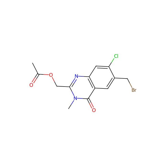 (6-(Bromomethyl)-7-chloro-3-methyl-4-oxo-3,4-dihydroquinazolin-2-yl)methyl acetate - ≥97% CAS No(289686-86-8) by Aladdin Scientific