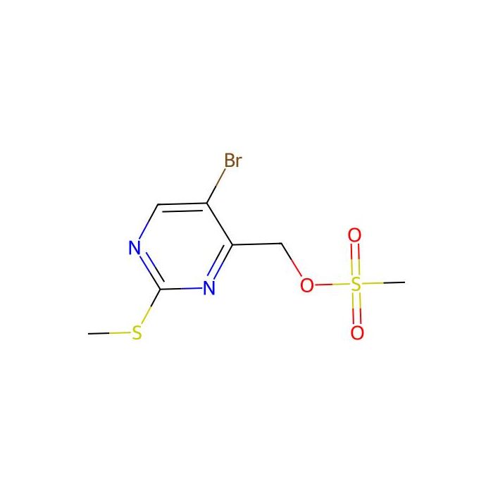 (5-Bromo-2-(methylthio)pyrimidin-4-yl)methyl methanesulfonate - ≥95% CAS No(1481616-19-6) by Aladdin Scientific