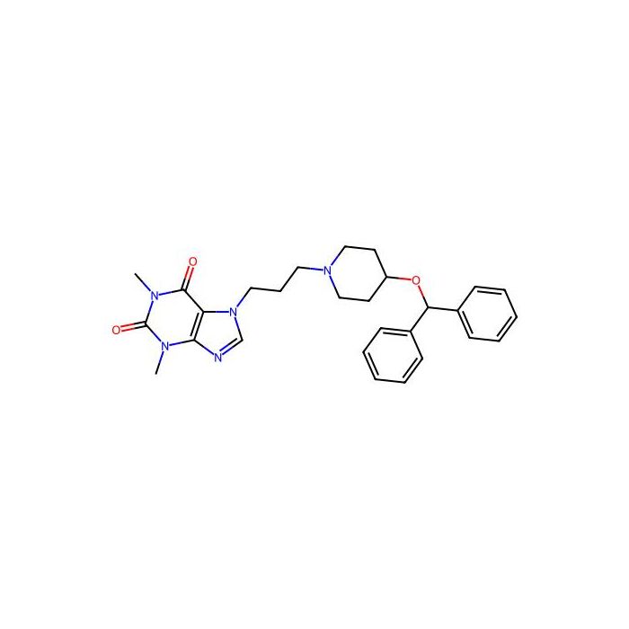 7-[3-(4-Benzhydryloxypiperidin-1-yl)propyl]-1,3-dimethylpurine-2,6-dione - ≥98% CAS No(113418-56-7) by Aladdin Scientific