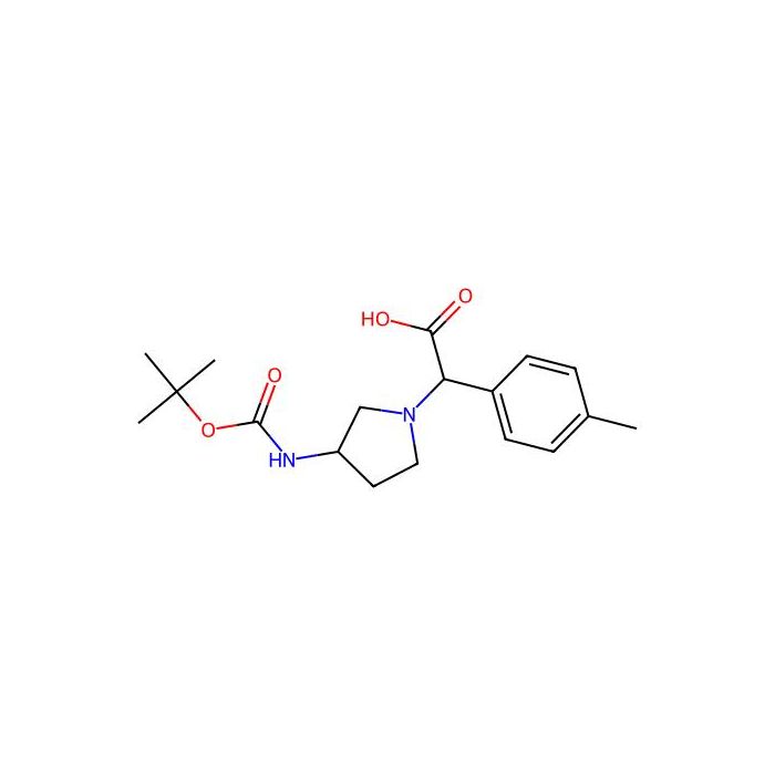 (3-Boc-amino-pyrrolidin-1-yl)-p-tolyl-acetic acid - ≥95% CAS No(885276-15-3) by Aladdin Scientific