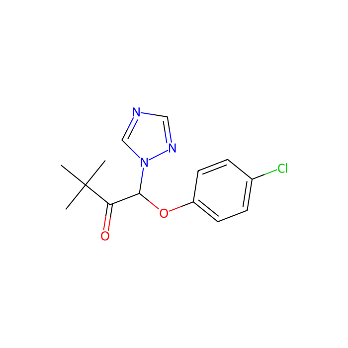 Triadimefon Solution in Hexane - 1000μg/mL in Hexane ，uncertain2% CAS No(43121-43-3) by Aladdin Scientific