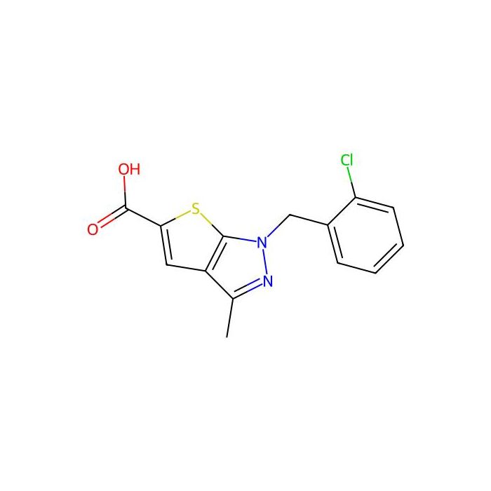 1-[(2-chlorophenyl)methyl]-3-methyl-1H-thieno[2,3-c]pyrazole-5-carboxylic acid -  CAS No(565171-05-3) by Aladdin Scientific