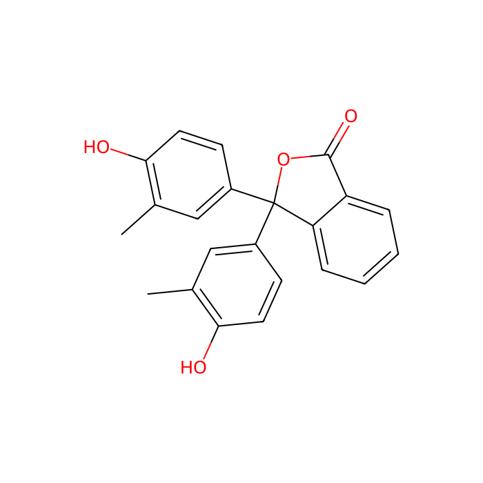 o-Cresolphthalein - AR, in alkali CAS No(596-27-0) by Aladdin Scientific