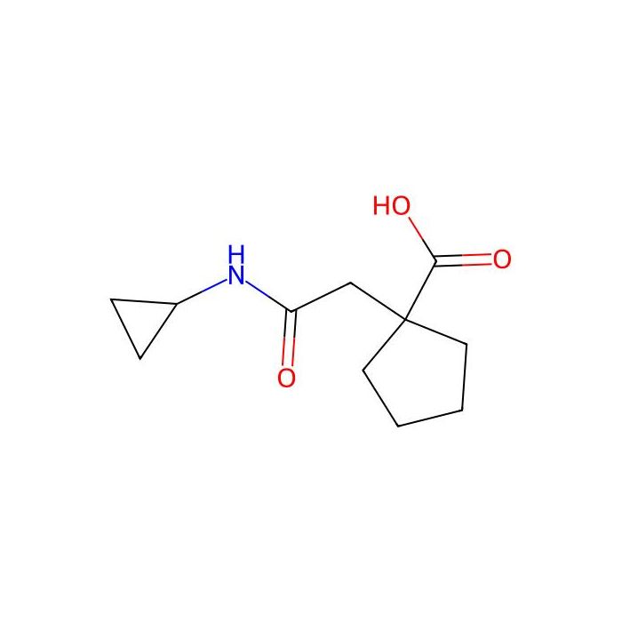 1-((Cyclopropylcarbamoyl)methyl)cyclopentane-1-carboxylic acid - ≥95% CAS No(854137-66-9) by Aladdin Scientific
