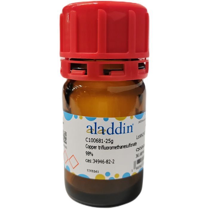 Copper trifluoromethanesulfonate - ≥98% CAS No(34946-82-2) by Aladdin Scientific
