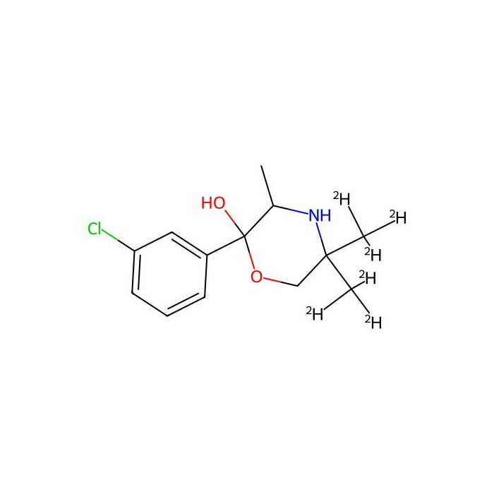 2-(3-Chlorophenyl)-3-methyl-5,5-bis(trideuteriomethyl)morpholin-2-ol - ≥99% CAS No(1216893-18-3) by Aladdin Scientific