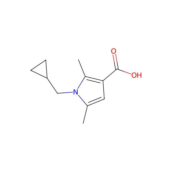 1-(cyclopropylmethyl)-2,5-dimethyl-1H-pyrrole-3-carboxylic acid - ≥95% CAS No(953906-47-3) by Aladdin Scientific