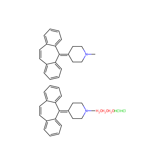 Cyproheptadine hydrochloride sesquihydrate - ≥98% CAS No(41354-29-4) by Aladdin Scientific