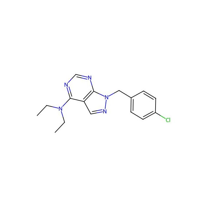 1-(4-chlorobenzyl)-N,N-diethyl-1H-pyrazolo[3,4-d]pyrimidin-4-amine -  CAS No(612523-77-0) by Aladdin Scientific