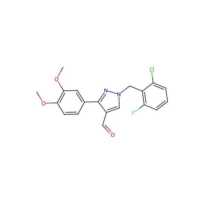 1-(2-chloro-6-fluorobenzyl)-3-(3,4-dimethoxyphenyl)-1H-pyrazole-4-carbaldehyde - ≥97% CAS No(1007192-89-3) by Aladdin Scientific