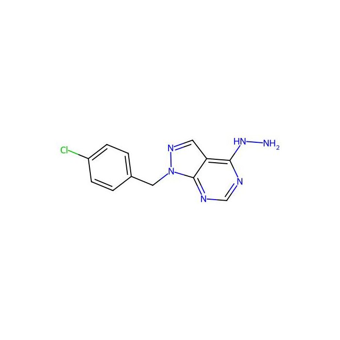 1-[(4-chlorophenyl)methyl]-4-hydrazinyl-1H-pyrazolo[3,4-d]pyrimidine - ≥95% CAS No(610279-50-0) by Aladdin Scientific