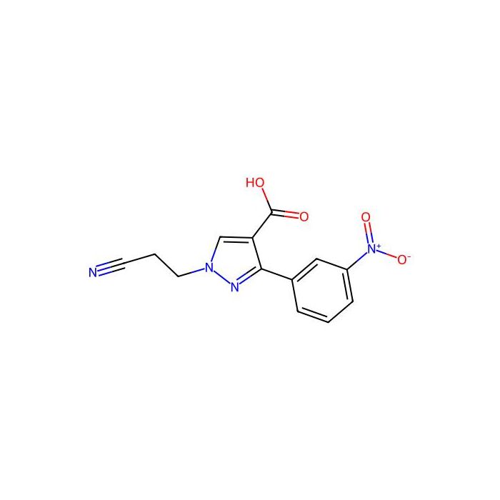 1-(2-cyanoethyl)-3-(3-nitrophenyl)-1H-pyrazole-4-carboxylic acid - ≥95% CAS No(956984-51-3) by Aladdin Scientific
