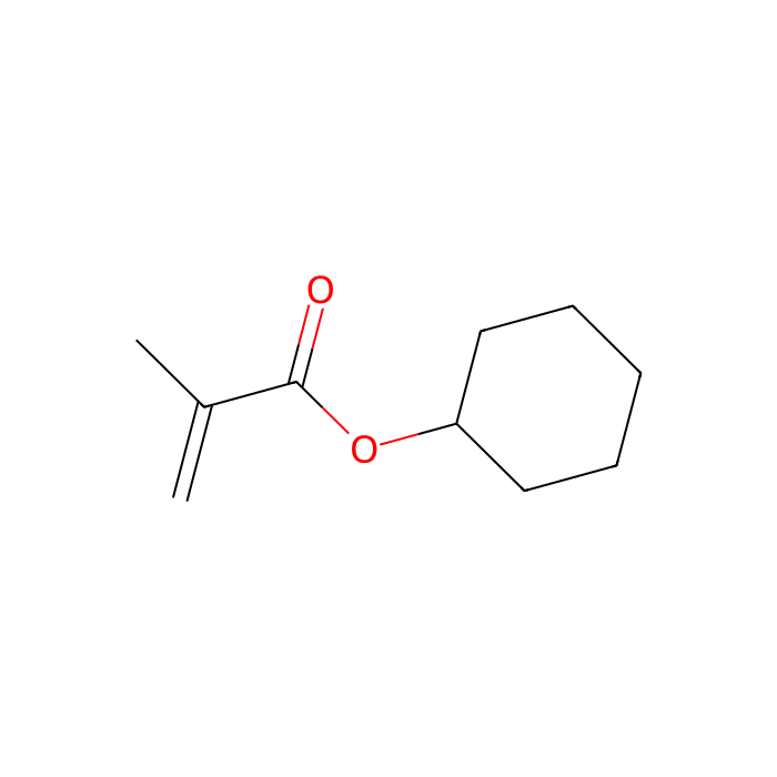Cyclohexyl methacrylate - ≥98%, contains 60 - 100 ppm monomethyl ether hydroquinone as inhibitor, CAS No(101-43-9) by Aladdin Scientific