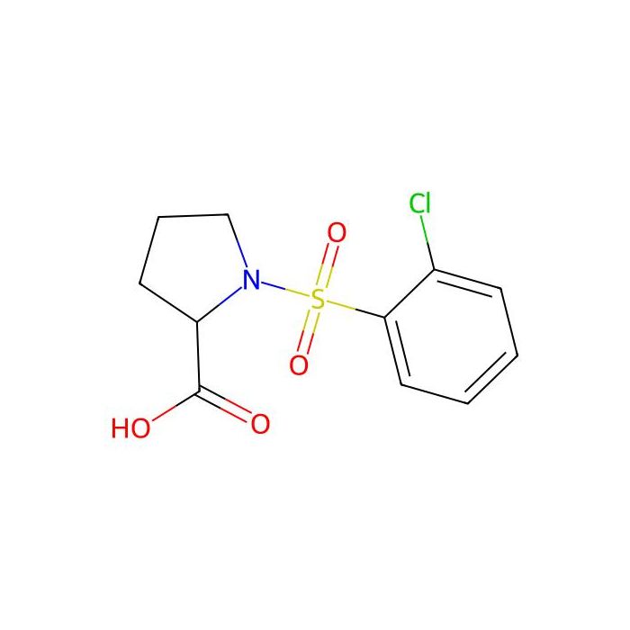 1-[(2-Chlorophenyl)sulfonyl]-2-pyrrolidinecarboxylic acid - ≥98% CAS No(251096-95-4) by Aladdin Scientific