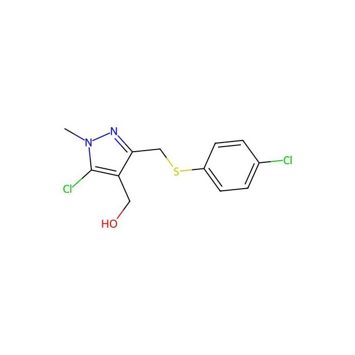 (5-chloro-3-{[(4-chlorophenyl)sulfanyl]methyl}-1-methyl-1H-pyrazol-4-yl)methanol - ≥97% CAS No(318234-28-5) by Aladdin Scientific