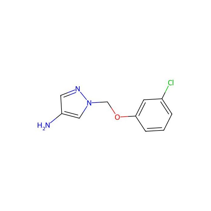 1-[(3-chlorophenoxy)methyl]-1H-pyrazol-4-amine - ≥95% CAS No(1002034-31-2) by Aladdin Scientific