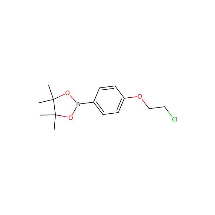 2-(4-(2-Chloroethoxy)phenyl)-4,4,5,5-tetramethyl-1,3,2-dioxaborolane - ≥95% CAS No(1256359-01-9) by Aladdin Scientific