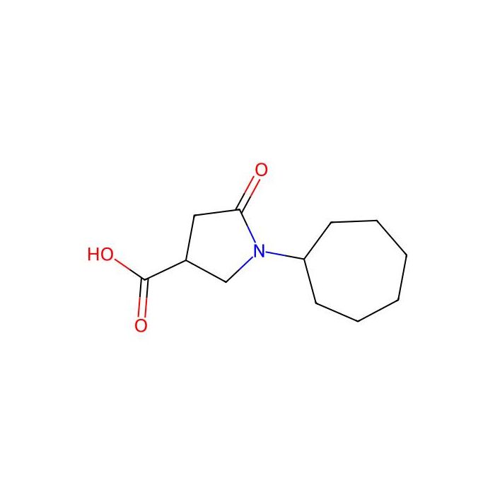 1-Cycloheptyl-5-oxopyrrolidine-3-carboxylic acid - ≥97% CAS No(566154-59-4) by Aladdin Scientific