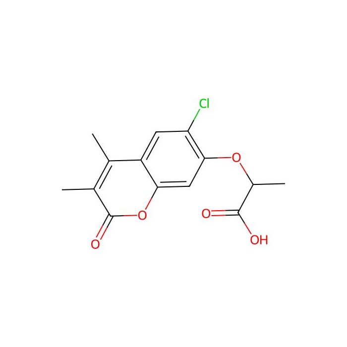 2-[(6-Chloro-3,4-dimethyl-2-oxo-2H-chromen-7-YL)oxy]propanoic acid - ≥95% CAS No(853892-42-9) by Aladdin Scientific