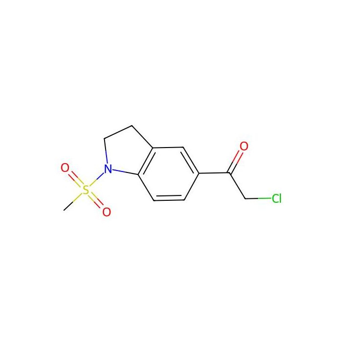 2-chloro-1-(1-methanesulfonyl-2,3-dihydro-1H-indol-5-yl)ethan-1-one - ≥95% CAS No(851288-79-4) by Aladdin Scientific