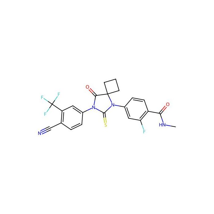 4-[7-[4-cyano-3-(trifluoromethyl)phenyl]-8-oxo-6-sulfanylidene-5,7-diazaspiro[3.4]octan-5-yl]-2-fluoro-N-methylbenzamide - ≥99% CAS No(915087-27-3) by Aladdin Scientific