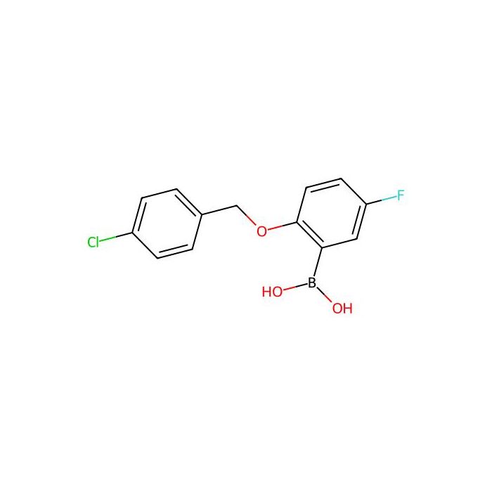 2-(4-Chlorophenylmethoxy)-5-fluorophenylboronic acid - ≥96% CAS No(1256358-54-9) by Aladdin Scientific