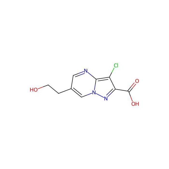 3-Chloro-6-(2-hydroxyethyl)pyrazolo[1,5-a]pyrimidine-2-carboxylic acid -  CAS No(842974-84-9) by Aladdin Scientific