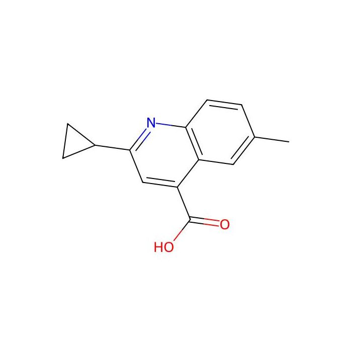 2-Cyclopropyl-6-methylquinoline-4-carboxylic acid - ≥95% CAS No(588681-43-0) by Aladdin Scientific