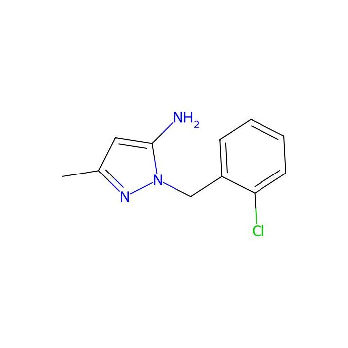 1-[(2-Chlorophenyl)methyl]-3-methyl-1H-pyrazol-5-amine - ≥95% CAS No(3524-40-1) by Aladdin Scientific