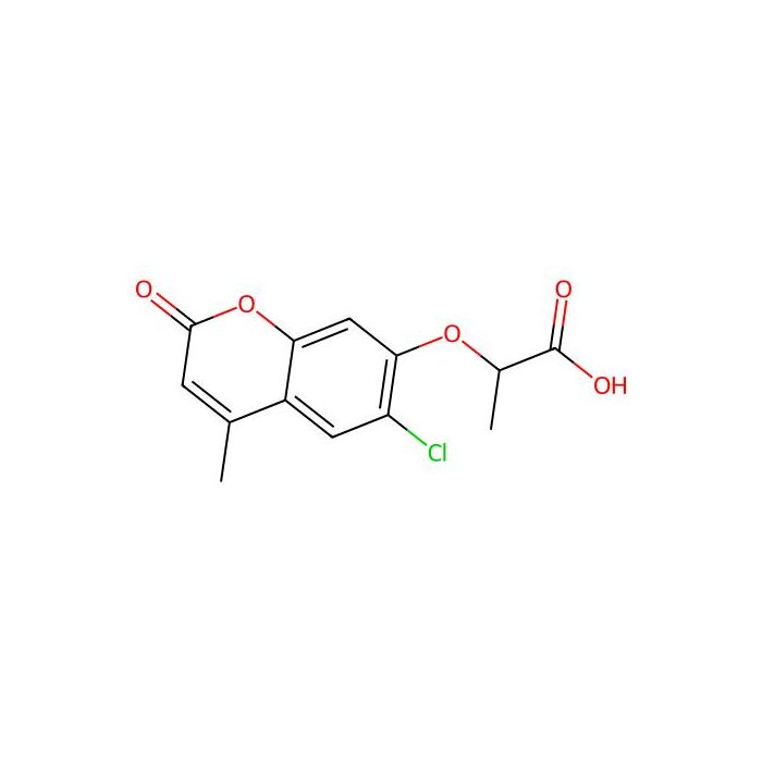 2-[(6-chloro-4-methyl-2-oxo-2H-chromen-7-yl)oxy]propanoic acid - ≥95% CAS No(301683-08-9) by Aladdin Scientific