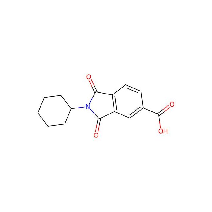 2-Cyclohexyl-1,3-dioxoisoindoline-5-carboxylic acid - ≥97% CAS No(67822-74-6) by Aladdin Scientific