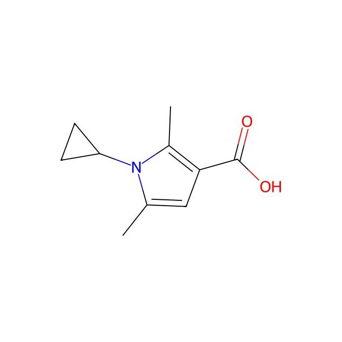 1-Cyclopropyl-2,5-dimethyl-1H-pyrrole-3-carboxylic acid - ≥95% CAS No(423768-58-5) by Aladdin Scientific