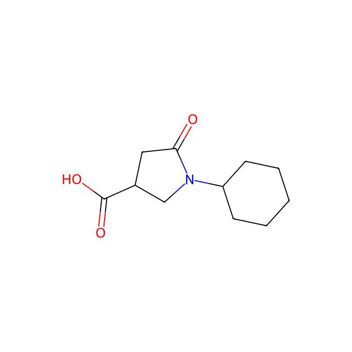 1-Cyclohexyl-5-oxopyrrolidine-3-carboxylic acid - ≥98% CAS No(6304-56-9) by Aladdin Scientific