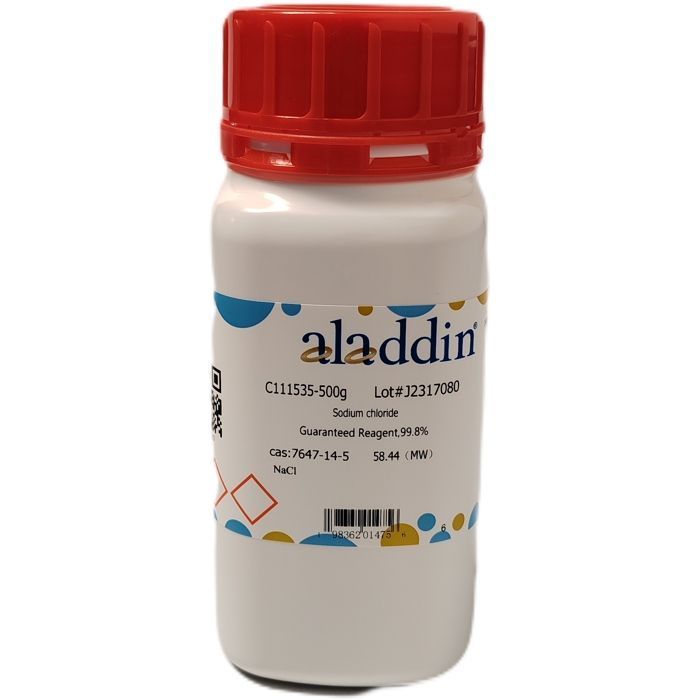 Sodium chloride - GR, ≥99.8% CAS No(7647-14-5) by Aladdin Scientific
