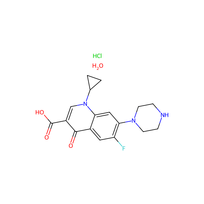 Ciprofloxacin Hydrochloride Monohydrate - analytical standard CAS No(86393-32-0) by Aladdin Scientific