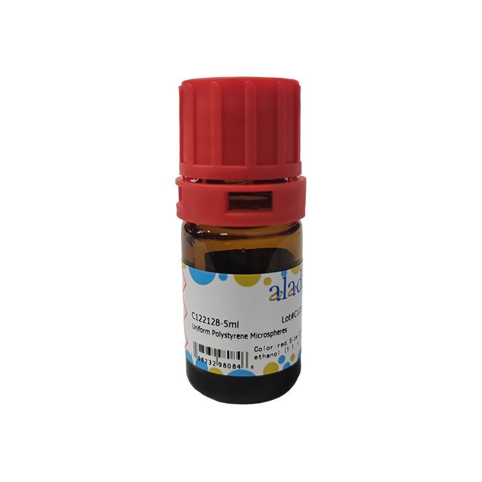 Uniform Polystyrene Microspheres - Color:red,Size:3.0um,2.5% w/v in Water - ethanol (1:1, v / v),Matrix: polystyrene  by Aladdin Scientific