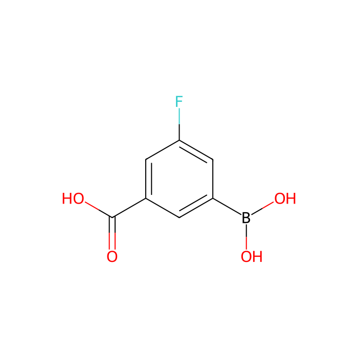 3-Carboxy-5-fluorobenzeneboronic acid(contains varying amounts of Anhydride) - ≥98% CAS No(871329-84-9) by Aladdin Scientific